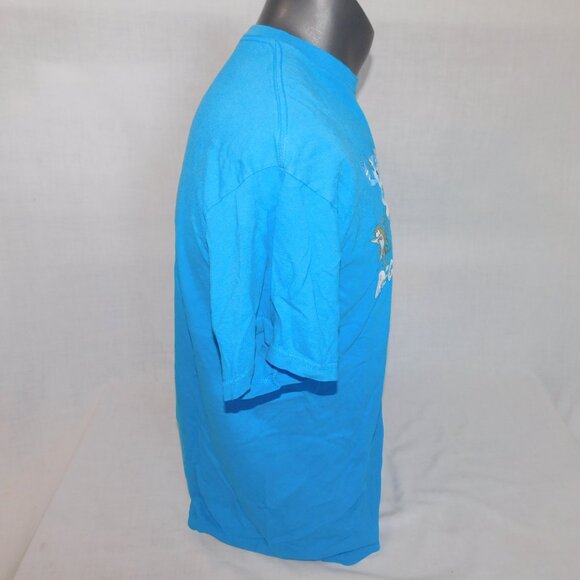 Cartoon Network Regular Show Characters Mens L Blue Graphic T Shirt - Picture 6 of 7